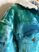 Load image into Gallery viewer, Custom Ice Dyed Sherpa Lined Jacket for Dakota
