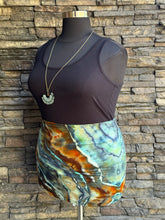 Load image into Gallery viewer, Women’s XL Geode Mini Skirt in ‘Boulder Turquoise’
