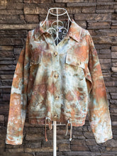 Load image into Gallery viewer, Women’s Medium Loose Geode Cropped Utility Jacket with Pockets  in ‘Wild Thing’
