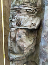 Load image into Gallery viewer, Men’s Size 36 Ice Dyed Cargo Shorts in ‘Pewter’
