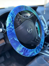 Load image into Gallery viewer, Custom Geode 2 Piece Cropped Set and 4 Geode Steering Wheel Covers for Mary
