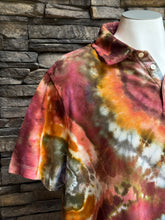 Load image into Gallery viewer, Men’s XXL (fits like an XL) Geode 100% Cotton Polo Shirt in ‘Rustic Rainbow’
