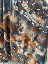 Load image into Gallery viewer, Women’s Large Geode Wide-Leg Linen/Rayon Overalls in ‘Turkey Tail Mushroom’
