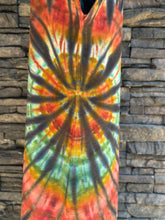Load image into Gallery viewer, Women’s Small (can fit a medium too) U-Neck 100% cotton Midi Dress in ‘Bold As Love’
