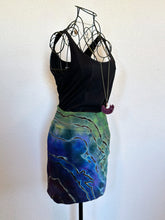 Load image into Gallery viewer, Women’s Small Reverse Geode Mini Skirt in ‘Abalone’
