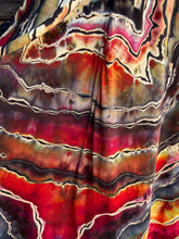 Load image into Gallery viewer, Women’s Medium (could fit a large, too) Reverse Geode Square Dress with Pockets in ‘Fire on the Mountain’
