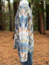 Load image into Gallery viewer, Men’s Medium Long Sleeved Henley in ‘Turkey Tail Mushroom’
