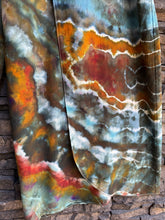 Load image into Gallery viewer, Women’s XL Geode Linen Blend Wide-Leg Split-Hem Flowy Pants with Pockets in ‘Labradorite’
