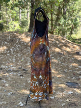 Load image into Gallery viewer, Women’s Medium (fit more like a large) Geode Wide-Leg Linen/Rayon Overalls in ‘Charred Redwood’
