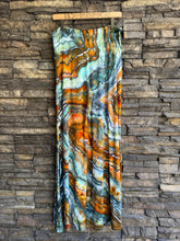 Load image into Gallery viewer, Women’s XL Geode Wide-Leg Palazzo Pants in ‘Boulder Turquoise’
