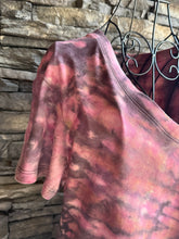 Load image into Gallery viewer, Women’s Large 100% Cotton V-Neck Reverse Dyed T-Shirt in ‘Warrior Princess’
