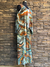 Load image into Gallery viewer, Women’s XL Geode Wide-Leg Palazzo Pants in ‘Boulder Turquoise’
