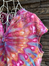Load image into Gallery viewer, Women’s Large 100% Cotton Gauze 2 Piece Shorts &amp; Top Boutique Set in ‘Bird Song’
