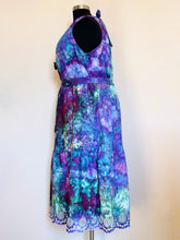 Load image into Gallery viewer, Women’s 2X Midi Tank Dress with Belt &amp; Pockets in ‘Northern Lights’
