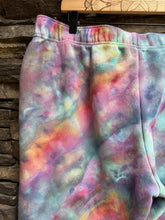 Load image into Gallery viewer, Women’s XL Geode Mid-Rise Flared Sweatpants in ‘Cosmic Eyes’
