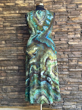 Load image into Gallery viewer, Women’s Large/XL Geode Ballet Midi Square Neck Dress with Pockets in ‘Moss Agate’

