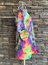 Load image into Gallery viewer, Women’s Large V-Neck Spiral T-Shirt in ‘Cosmic Eyes’
