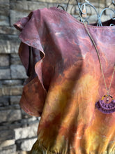 Load image into Gallery viewer, Custom Flutter Sleeve Jumpsuit in ‘Rustic Rainbow’ for Meaghan
