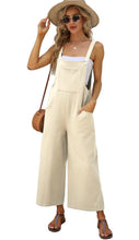Load image into Gallery viewer, Women’s XL Linen/Cotton Wide Leg Overalls in ‘Wild Thing’
