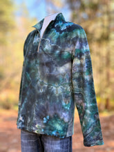 Load image into Gallery viewer, Men’s Large Pact Organic Cotton Geode 1/4 Zip Pullover Sweatshirt with Pockets in ‘Moss Agate’
