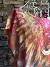 Load image into Gallery viewer, Women’s Small 100% Rayon Easy Breezy Dress in ‘Garnet Mesa’
