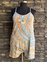 Load image into Gallery viewer, Women’s 2XL Harem Shorts Romper Jumpsuit in ‘Blue Gray’

