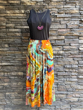 Load image into Gallery viewer, Women’s Small Geode Midi Skirt with Pockets ‘Koroit Boulder Opal’
