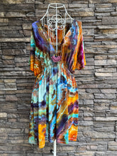 Load image into Gallery viewer, Women’s Small Geode Kimono Style Dress in ‘Koroit Boulder Opal’
