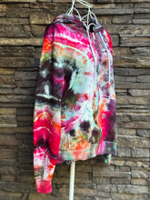 Load image into Gallery viewer, Women’s Small Geode Upcycled Zip Up Hoodie in ‘Bohemian Rhapsody’
