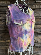 Load image into Gallery viewer, Women’s XS Denim Vest in ‘D’yer Ma’ker’
