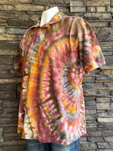 Load image into Gallery viewer, Men’s XL 100% Cotton Polo Shirt in ‘Rustic Rainbow’
