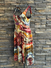Load image into Gallery viewer, Women’s XS Geode Square-Neck Ballet Dress with Pockets in ‘Rustic Rainbow’
