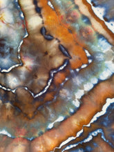 Load image into Gallery viewer, Men’s 4X 100% Rayon Button Up Short Sleeved Geode Shirt in ‘Turkey Tail Mushroom’
