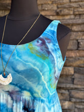 Load image into Gallery viewer, Women’s Large (could fit XL too) Geode Ballet Midi Dress with Pockets in ‘Tahitian Seas’
