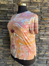 Load image into Gallery viewer, Women’s Large Geode Super Soft Modal T-Shirt in ‘Blush Oasis’
