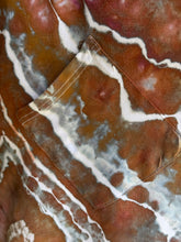 Load image into Gallery viewer, Women’s Large Geode Sleeveless Cardigan Vest with Pockets in ‘Crazy Lace Agate’
