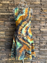 Load image into Gallery viewer, Women’s Small Pact Organic Cotton Geode Skater Dress with Pockets in ‘Rainforest Jasper’
