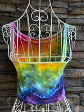 Load image into Gallery viewer, Women’s Medium Geode Rainbow Crop Top
