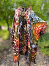 Load image into Gallery viewer, Women’s Free People One Size (Fits M-2X best) Geode Fringe Bohemian Kimono in ‘Rustic Rainbow’
