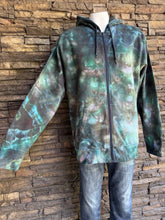 Load image into Gallery viewer, Custom Geode Zip Up Hoodie in ‘Moss Agate’ for Ashley
