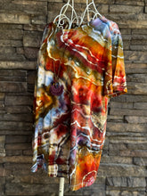 Load image into Gallery viewer, Women’s Medium Luxe Crewneck Geode T-Shirt in ‘Rustic Rainbow’
