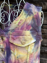Load image into Gallery viewer, Women’s XS Denim Vest in ‘D’yer Ma’ker’

