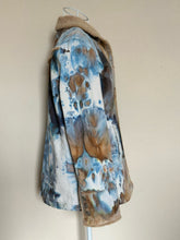 Load image into Gallery viewer, Women’s Medium Upcycled Sherpa Lined Corduroy Jacket in ‘Blue Gray’
