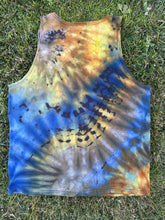 Load image into Gallery viewer, Men’s XL Reverse Ice Dyed Tank Top in ‘Indigo Sage’
