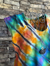 Load image into Gallery viewer, Women’s Small (can fit a medium too) U-Neck 100% cotton Midi Dress in ‘Bold As Love’

