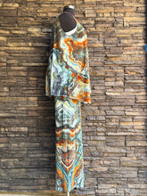 Load image into Gallery viewer, Women’s XL Geode Wide-Leg Palazzo Pants in ‘Boulder Turquoise’
