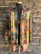 Load image into Gallery viewer, Custom Reverse Geode Athleta Cardigan for Maria
