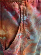 Load image into Gallery viewer, Women’s Large Tie-waist Denim Midi Geode Skirt in ‘Bird Song’

