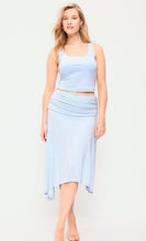 Load image into Gallery viewer, Women’s Small Geode Asymmetrical Draped Midi Skirt in ‘Midnight Ember’
