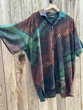 Load image into Gallery viewer, Custom Reverse Geode Button Up Rayon Shirt for Denise
